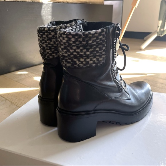 Block heel Moncler Viviane Combat Boots - Picture 4 of 4